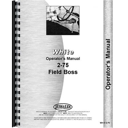 AFTERMARKET White 270 Tractor Operators Manual RAP82561